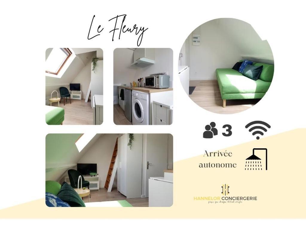 Le Fleury - Studio Calme Proche De Rouen Deville-les-Rouen Exterior foto